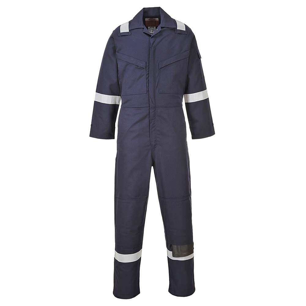 Portwest Aberdeen FR Coverall, Size: 42, Colour: Navy, FF50NAR42