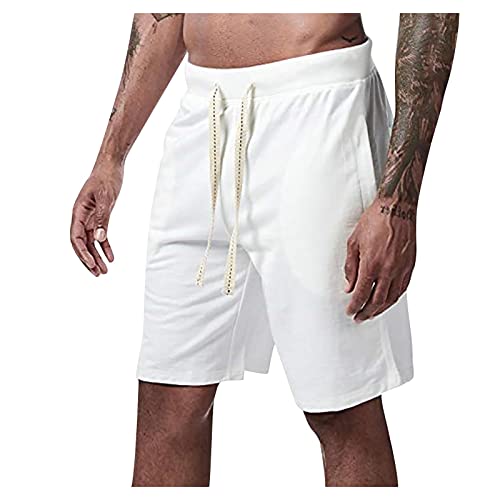 Mens Short Basketball Shorts, White Cotton Shorts Toddler Men's