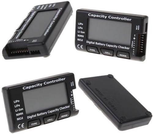 Yosoo Digital Battery Capacity Checker With 2.1" Screen Display For NiCd, NiMH, LiPo, LiFe, Li-ion(Black)