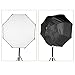 Godox 80cm / 31.5in Portable Octagon Softbox Umbrella Brolly Reflector for Speedlight Flash