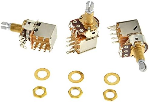 3pcs Gold A500K Push Pull Guitar Control Pots Potentiometer Guitar parts