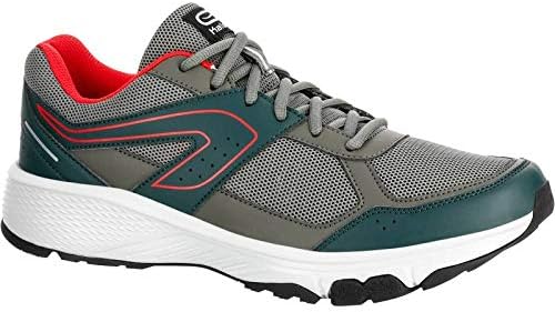 Kalenji Run Cushion Grip Men's Running Shoes - Grey Khaki