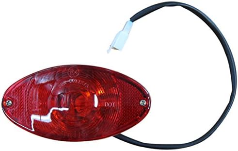 CUSTOM TAIL LIGHT BRAKE LIGHT ATV SCOOTER QUAD MOTORCYCLE BULB LENS 50CC 70CC 90CC 110CC LICENSE PLATE LIGHT