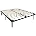 Classic Brands Europa Wood Slat and Metal Platform Bed Frame | Mattress Foundation, Queen