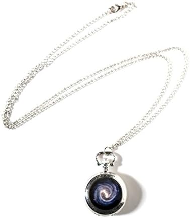 Milky Way Pocket Watch Necklace