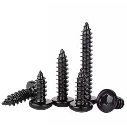 #8 X 1 Black Phillips Pan Head Self Tapping