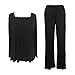 Sleepy Time Women's Bamboo Pajamas, Hot Flash Menopause Relief PJs, V Neck