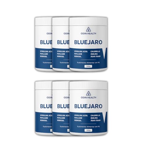 Bluejaro pó com Ingredientes Naturais Sensação de Leveza e Conforto Kit C/ 6