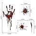Halloween Bloody Handprint Footprint Decals Stickers Decorations - Halloween Party Supplies