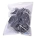 BCP Pack of 60 Plastic Snap Ring 55mm for Bathroom Shower Curtain/Outdoor Activities Black Color (C58A-15)