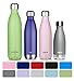 MIRA Stainless Steel Vacuum Insulated Water Bottle | Leak-proof Double Walled Cola Shape Bottle | Keeps Drinks Cold for 24 hours & Hot for 12 hours (Cool Gray, 12 oz (350 ml, 0.37 qt))