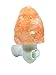 Dream Salts Himalayan Salt Lamp Night Light/Mini Natural Air Purifying Crystal Rock/UL Approved wall plugin/Hand Carved Home, Bedroom, Nursery Ionizer Decoration (Natural)