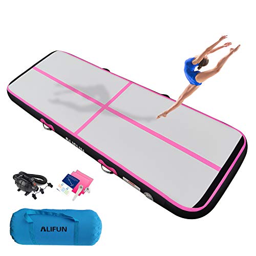 ALIFUN Air Mat Tumble Track Gymnastics Inflatable Tumbling Mat 10ft