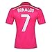 Real Madrid Cristiano Ronaldo Away (Pink) Soccer Jersey and Shorts Set YXL fits 9-12 y.o.