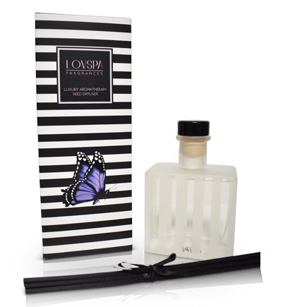 LOVSPA Sea Salt Luxury Home Fragrance Diffuser Reeds | Clean & Fresh Scent of Sea Air, Salt, Jasmine Blossoms & Aquatic Musk