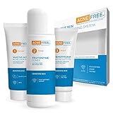 AcneFree Sensitive Skin Acne System - Cleanser 4 oz , Toner 4 oz , Lotion  2 oz