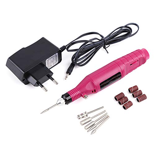 Professional Electric Nail Art Drill Machine Manicure Accessory Pedicure Nail Drill Bit Kits Nail Tool+30Pcs Drill Bit,Russian Federation,set 5
