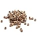 Yesurprise 1000 Silicone Micro Link Rings 5mm Lined Beads for Hair Extensions Tool Dark Blonde