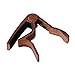 Acoustic Guitar Capo, BoNing Single Handed Quick Change Capo for Guitars Ukulele Banjo Mandolin Bass (Rosewood)