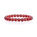 Cherry Tree Collection Gemstone Beaded Stretch Bracelet 8mm Round Beads 7