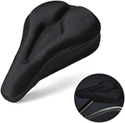 DOLAIMI Silicone Bicycle Seat Cushion Gel Bike Seat Bike Saddle Cushion Bike Saddle Topper Bicycle Seat Saddle