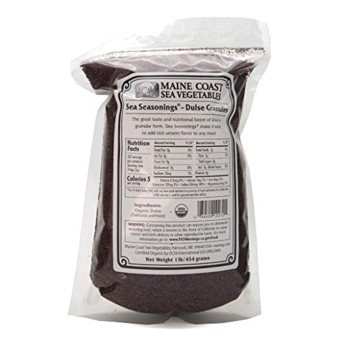 Maine Coast Sea Vegetables Organic Dulse Granules - 1 lb.