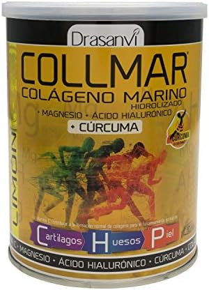 Drasanvi Collmar Magnesium Turmeric Lemon 300g - Food Supplement Based on Marine Collagen - Nourish Your Skin - Healthy Muscles - Supplements - Spain