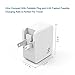 iXCC UL Certified 2 Port Wall Charger, 24W/4.8A Optimal Dual USB Charging Port Universal Charger Adapter for iPhone 7 / 6s Plus, iPad Air Mini 3, Galaxy S Note Series, LG, etc - White