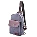 Qcute Canvas Sling Bag, Outdoor Sports Casual Chest Bags Satchel Shoulder Backpack for Men Women (Navy Blue)