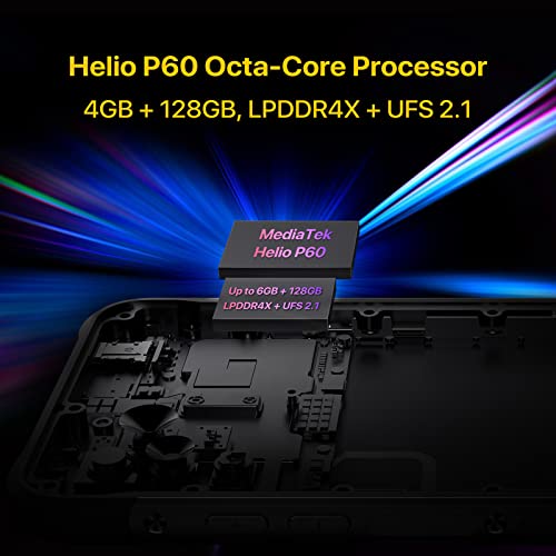 UMIDIGI Bison X10 Pro 4GB+128GB Rugged Unlocked Cell Phones, IP69K Rating Waterproof and Dustproof Smartphone, Android 11 NFC, 6.53