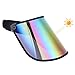 LIOOBO UV Protection Sun Visor Cap Poker Visor Hat for Hiking Golf Tennis Outdoors Fishing, As Shown, Medium