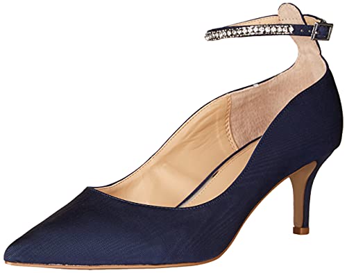 Jewel Badgley Mischka Jamila Ankle Strap Kitten Heel