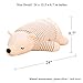 MMTTAO Stuffed Polar Bear Animal Plush Toy 24 Inch Large White Sleeping Bear Animal Stuff Soft Plushies Cute Dolls Collection Huggable Throw Pillow Cushion Gifts for Kids Children Boys Girls, 24Inches