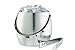 Francois et Mimi Stainless Steel Double Wall Ice Bucket with Tongs and Handle