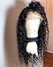 Lucyhairwig Curly Synthetic Lace Front Wig Heat Resistant Fiber #1b Black Hair Lace Front Wig Free Style Synthetic Wigs For Black Women