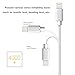 Teletrogy 3pcs 2m/6ft iPhone Charger Cable Durable iPhone USB Cord Charger & Sync Data Cable for iPhone 7 Plus 6s Plus 6 Plus 5s 5c SE iPad Pro Air 2 mini 2 3 4 - White