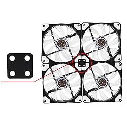 Maxmoral 2PCS Four Fan Mounting Rack PCI Slot