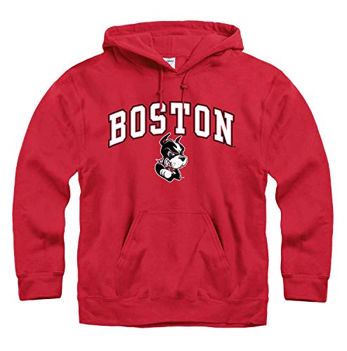 Campus Colors Boston Terriers Arch & Logo Gameday Hooded Sweatshirt - Red, X-Large