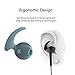 Headphones, Wotmic Line Control Stereo Clear Sound Sports Earphones with Built-in Microphone Cable Clip Included Black