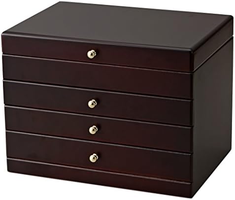 Chaya Sangyo 017-806 Wooden Case, Wooden Case (Accessory Case), 3 Pull