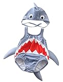 Kids Baby Boys Girls 3D Cartoon Shark One-Piece