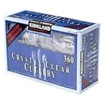 Crystal Clear Cutlery 360 Pieces (180 Forks - 120 Spoons - 60 Knives)