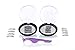 Magnetic lashes 3 Magnets Natural Full Eye Triple Magnetic Eyelashes Ultra Thin Magnet Lashes (2 Packs)