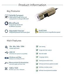 Dino-Lite USB Digital Microscope AM4113ZTS