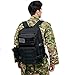 GZ XINXING 43L Large Military Tactical Backpack Army 3 Day Assault Pack Molle Bag Backpacks (Black1)