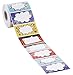 Name Stickers - 600-Count Superhero Name Tag Stickers, Assorted Comic Style Name Label Sticker, Ideal for Students, Classroom, Party, Visitor Passes, 6 Speech Bubble Designs, 3.5 x 2 Inches