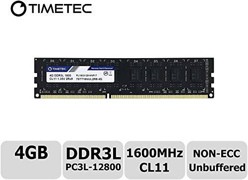 Timetec-Hynix-IC-4GB-DDR3L-1600MHz-PC3-12800-Unbuffered-Non-ECC-135V-CL11-2Rx8-Dual-Rank-240-Pin-UDIMM-Pc-sobremesa-Memoria-principal-Module-Upgrade-4GB