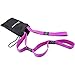 REEHUT Stretching Strap – Exercise Elastic Stretch Straps for Athletic Trainers, Physical Therapists with Loops, Ebook, Carrying Bag Purplethumb 2