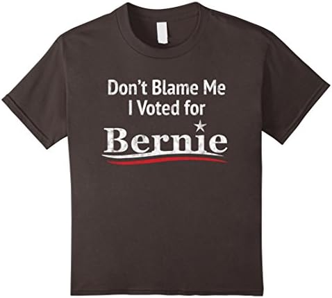 unisex-child Don't Blame Me I Voted for Bernie 10 Asphalt