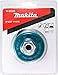 Makita 1 Piece - 4 Inch Knotted Wire Cup Brush for Grinders - Heavy-Duty Conditioning for Metal - 4